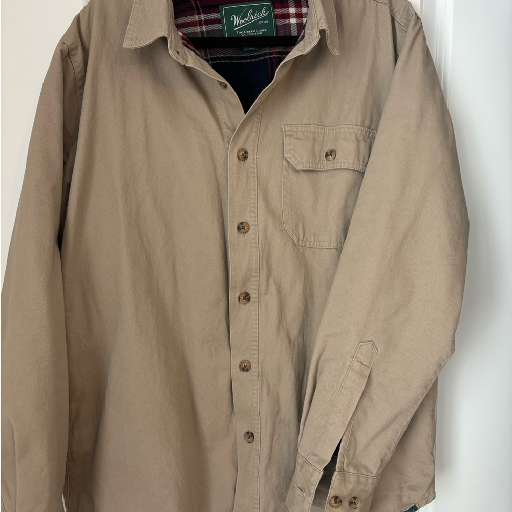 Woolrich Tan Button-Up Shirt